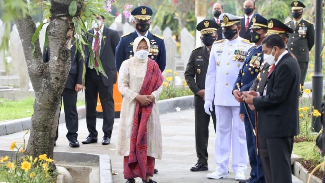 Upacara ziarah pahlawan di TMPNU Kalibata