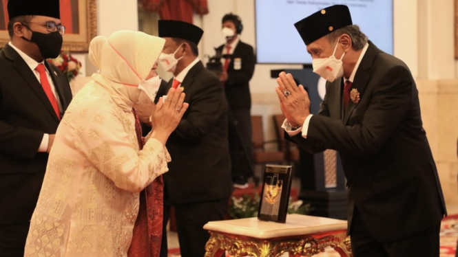Mensos Risma dalam amanat peringatan Hari Pahlawan