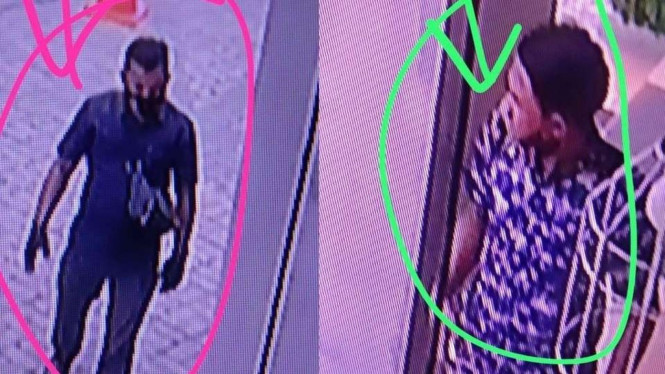 Penampakan wajah rampok bersenpi di PIK.