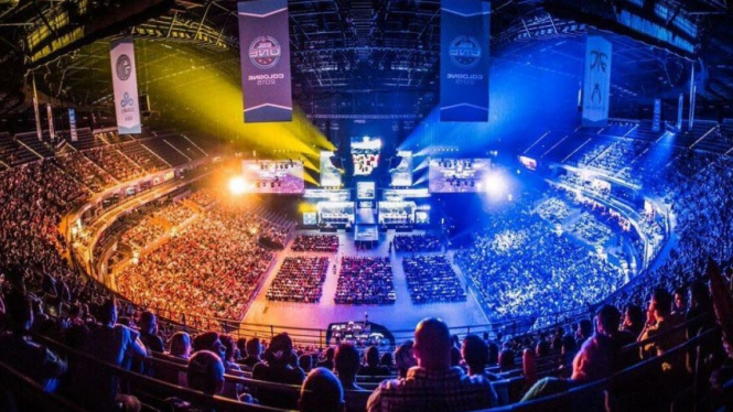 Ilustrasi turnamen eSports.
