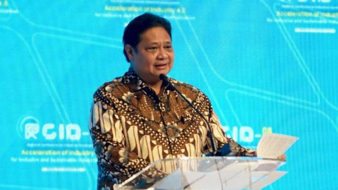 Menko Perekonomian Airlangga Hartarto.