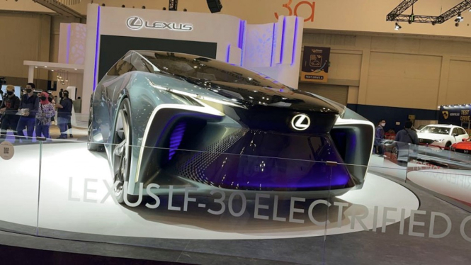 Lexus LF-30 Electrified Concept dipajang di GIIAS 2021.