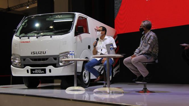 Acara Isuzu di GIIAS 2021.
