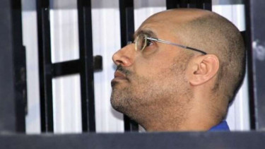 Saif al-Islam al-Gaddafi, putra mantan pemimpin Libya Muammar al-Gaddafi.