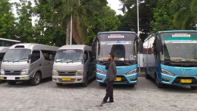 Bus-bus gratis disediakan bagi para penonton World Superbike (WSBK) Mandalika