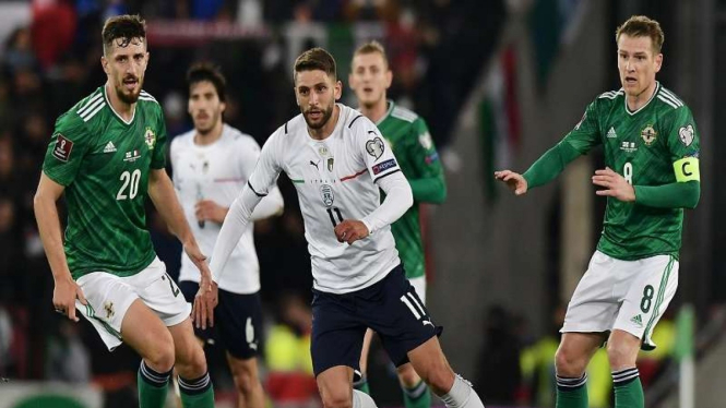 Duel antara Italia dan Irlandia Utara
