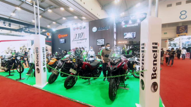 Booth Benelli di GIIAS 2021.