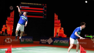 Kevin Sanjaya Sukamuljo/Marcus Fernaldi Gideon di Indonesia Masters 2021