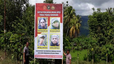 4 foto DPO teroris Poso kembali dipasang