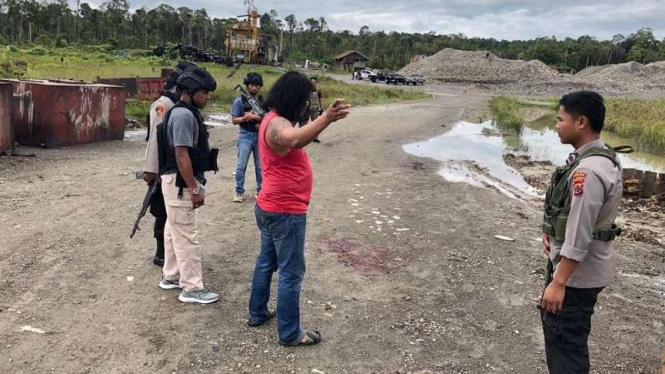 Lokasi penembakan karyawan PT. Delarosa oleh KKB Nduga Papua