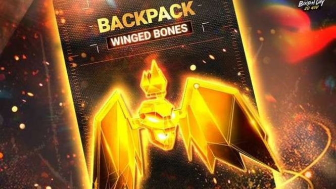 Backpack Winged Bones Free Fire