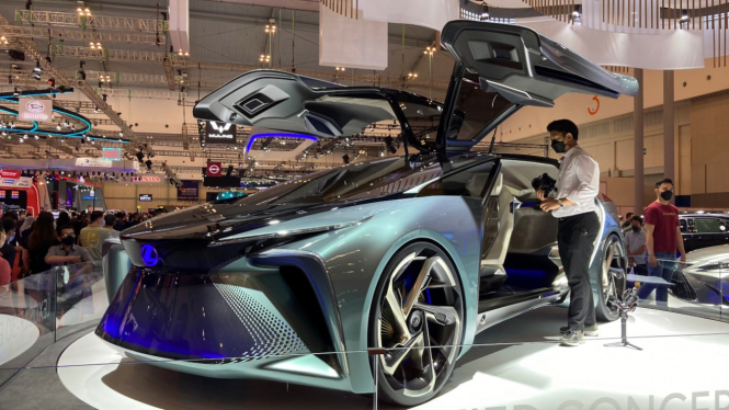 Lexus LF-30 Electrified Concept dipajang di GIIAS 2021.