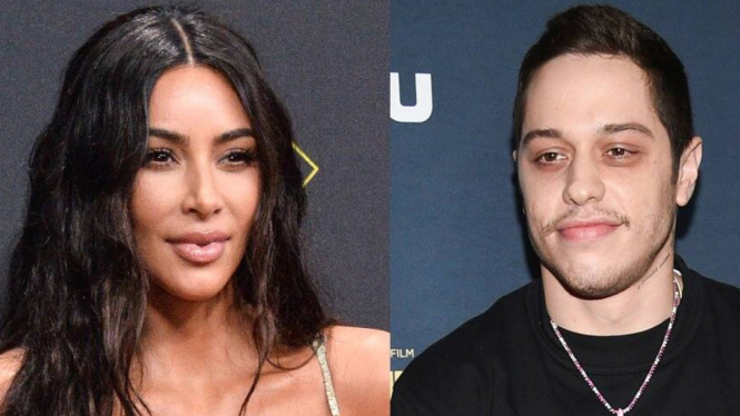 Kim Kardashian dan Pete Davidson.
