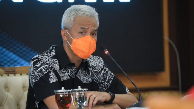 Gubernur Jawa Tengah Ganjar Pranowo.
