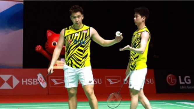 Kevin Sanjaya Sukamuljo/Marcus Fernaldi Gideon.