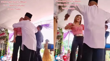 Viral Pak Tua Cium Biduan di Panggung Bikin Heboh