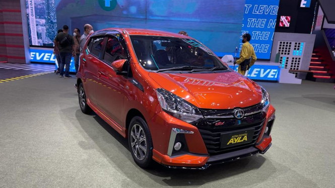 Daihatsu Ayla di GIIAS 2021.