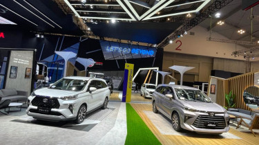 Toyota All New Avanza dan All New Veloz di GIIAS 2021.