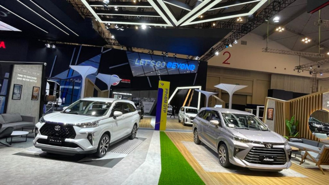 Toyota All New Avanza dan All New Veloz di GIIAS 2021.