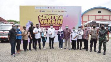 Sentra Vaksin Indonesia Bangkit ANTV tvOne.