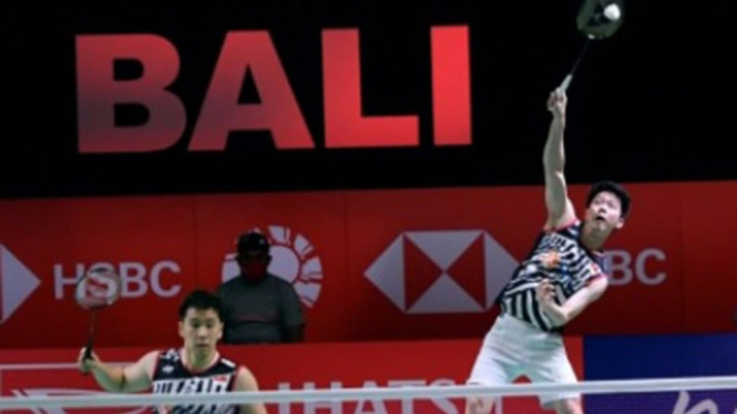 Kevin Sanjaya Sukamuljo/Marcus Fernaldi Gideon di Indonesia Masters 2021