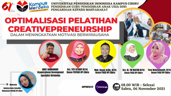 Kegiatan Pelatihan Creativepreneurship
