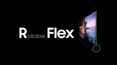 Ponsel layar gulung Samsung.