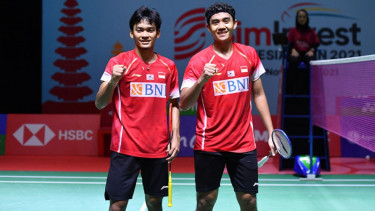 Muhammad Shohibul Fikri/Bagas Maulana di Indonesia Open 2021