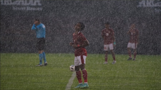 Pemain Timnas Indonesia U-18, Ronaldo Kwateh. 