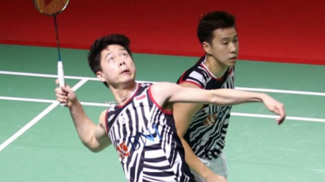Kevin Sanjaya Sukamuljo/Marcus Fernaldi Gideon di Indonesia Open 2021