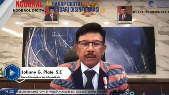 Menkominfo Johnny G Plate