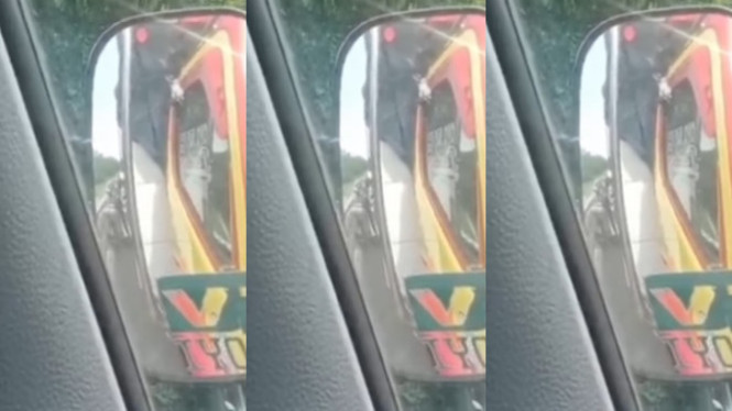 Viral Sopir Truk Rekam Polisi Minta Durian 