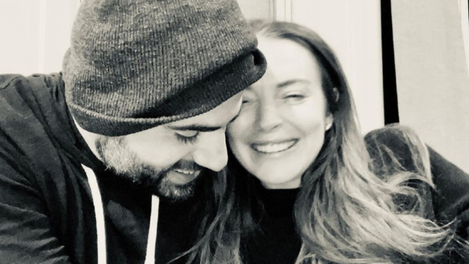 Lindsay Lohan dan Bader Shammas.