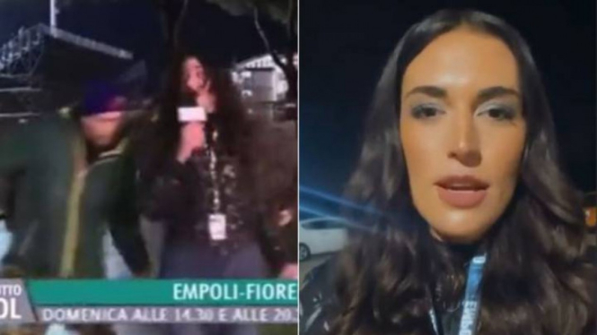 Liputan Sepakbola, Jurnalis TV Wanita Dilecehkan Suporter