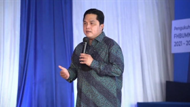 Menteri BUMN Erick Thohir.