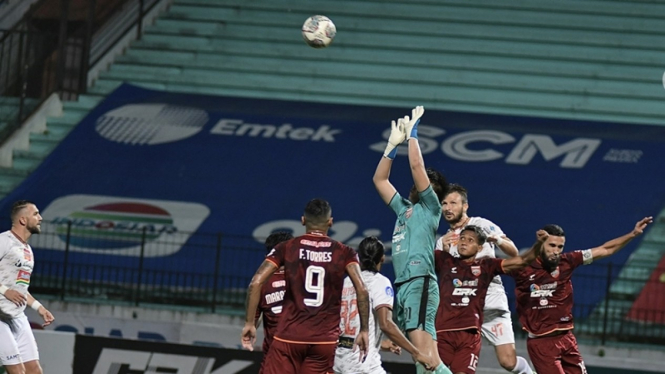 Pertandingan Borneo FC melawan Persija