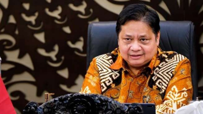 Menko Perekonomian Airlangga Hartarto.