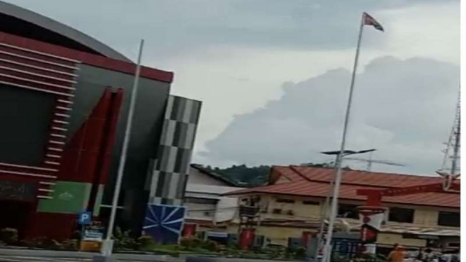 Viral bendera bintang kejora berkibar di Papua