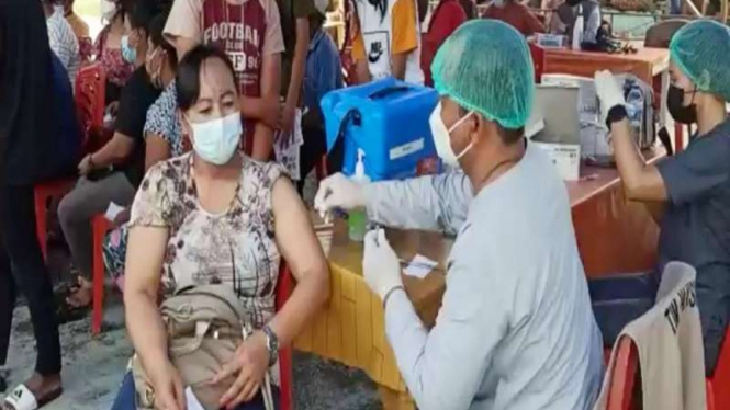 Vaksinasi di Eks Markas Kelompok Teroris MIT Poso 