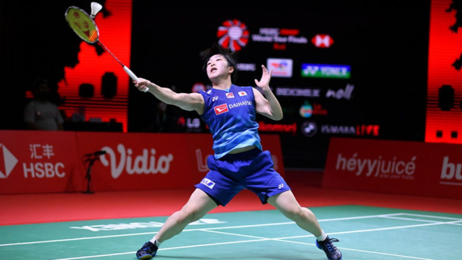 Tunggal putri Jepang, Akane Yamaguchi di BWF World Tour Finals 2021