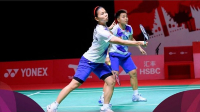 Greysia Polii/Apriyani Rahayu di BWF World Tour Finals 2021