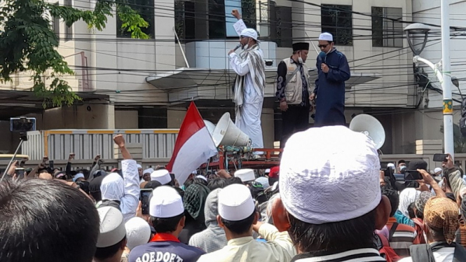 Keluarga Habib Rizieq saat Reuni 212