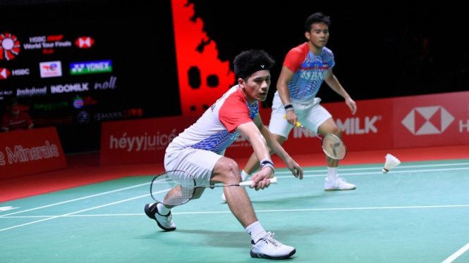 Pramudya Kusumawardana/Yeremia E Y Yacob Rambitan di BWF World Tour Finals 2021