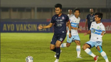 Pemain Arema FC, Rizky Dwi Febrianto.