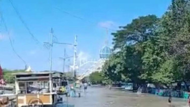 Dok- Sejumlah kawasan di pesisir utara Surabaya.