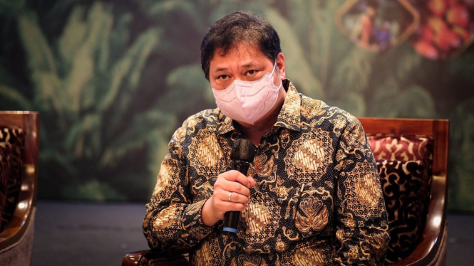 Menteri Koordinator Perekonomian AIrlangga Hartarto