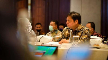 Menko Perekonomian Airlangga Hartarto.