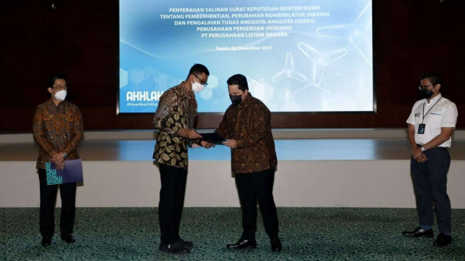 Erick Thohir Angkat Darmawan Prasodjo Jadi Dirut PLN