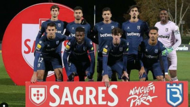 Pemain Belenenses tampil dengan 9 pemain.