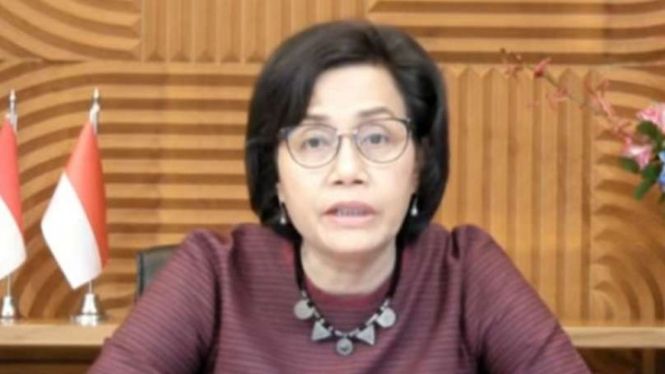 Menteri Keuangan Sri Mulyani Indrawati di  Pertamina Energy Webinar (PEW) 2021. 